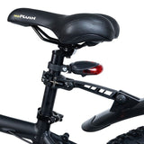 Bicicletta elettrica XL con ruote Fat e parafanghi, nera